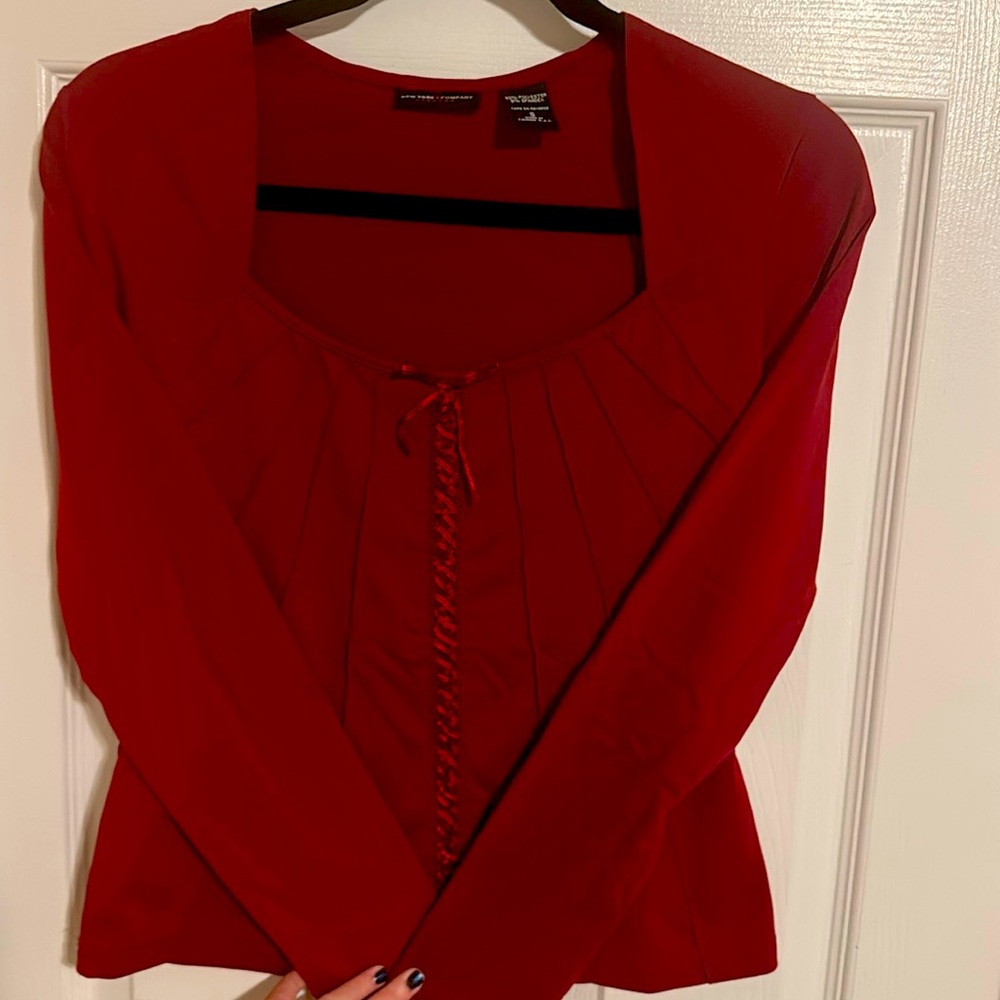 Gothic Lace-Up Long Sleeve